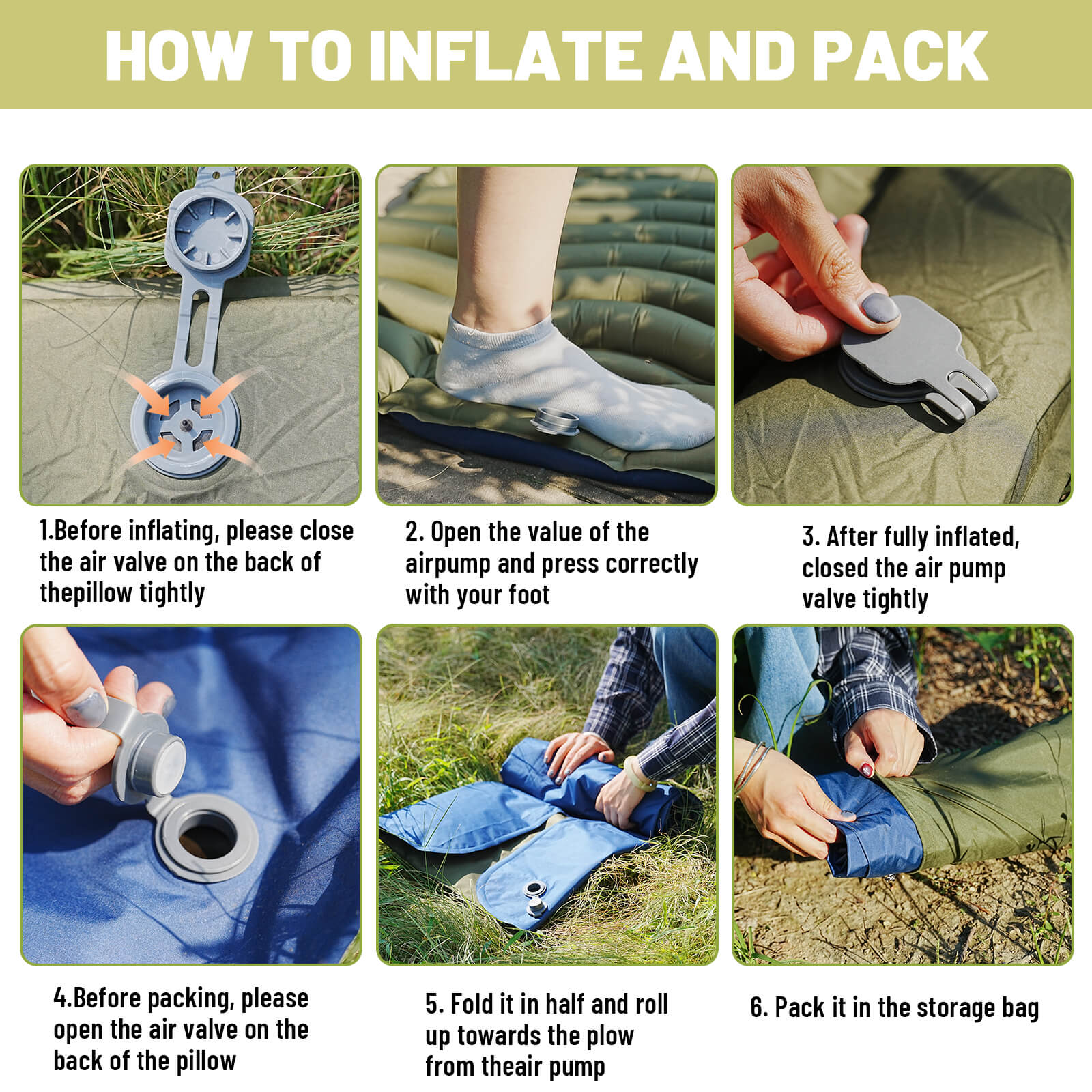 Air mattress usage guide inflatable air mattress how to use inflation pump setup guide step by step