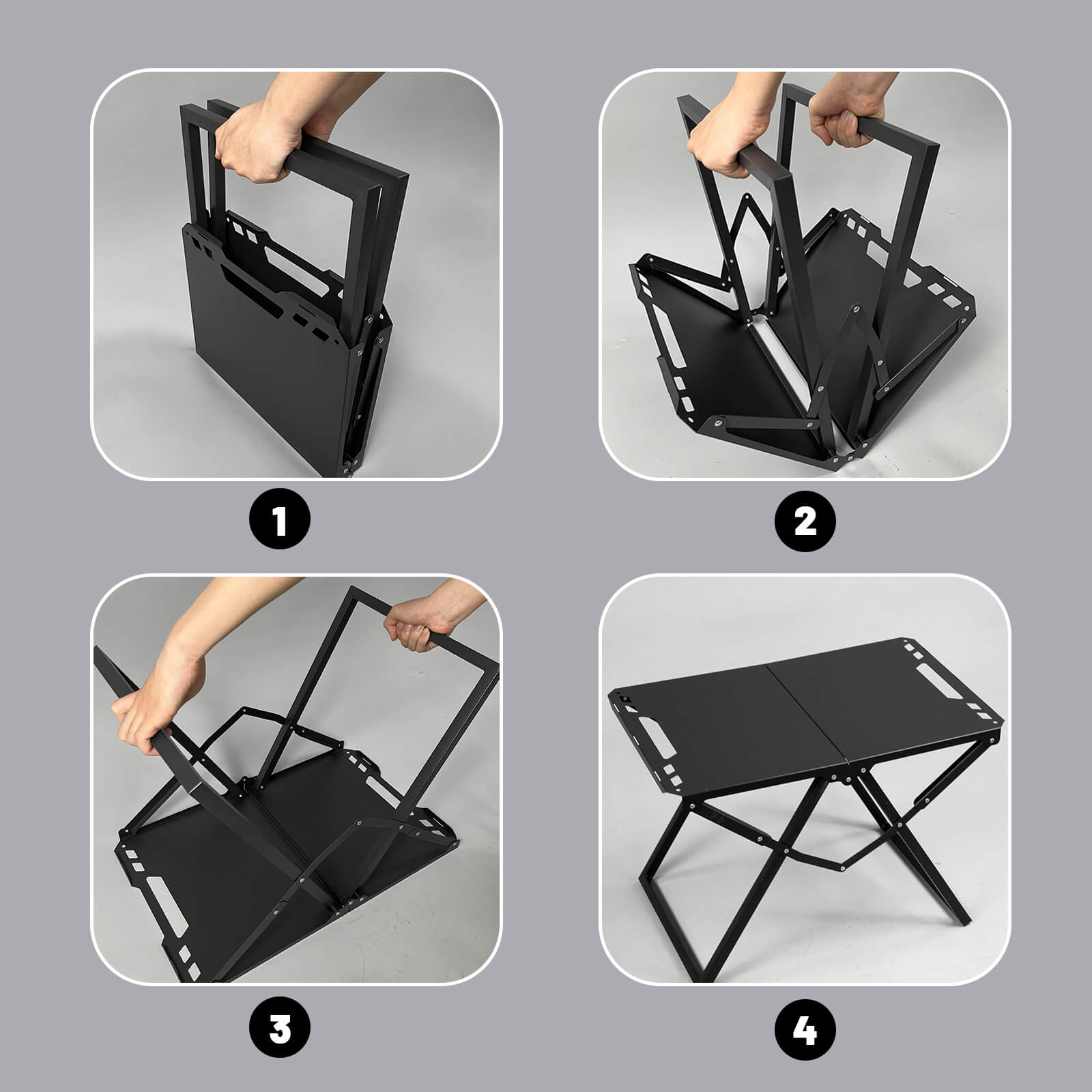 Tactical table folding guide tactical folding table how to fold step by step instruction guide