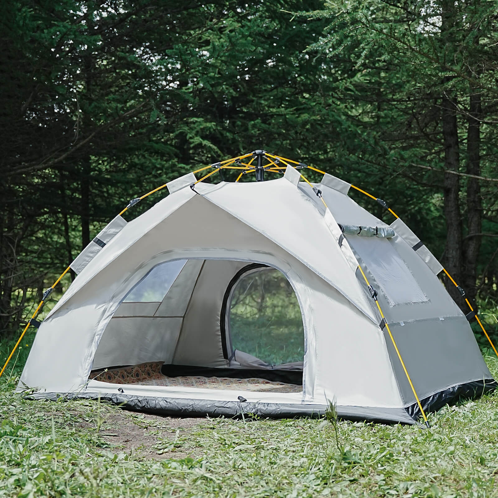 Cloud grey pop up camping tent cloud grey pop up camping tent modern outdoor camping shelter