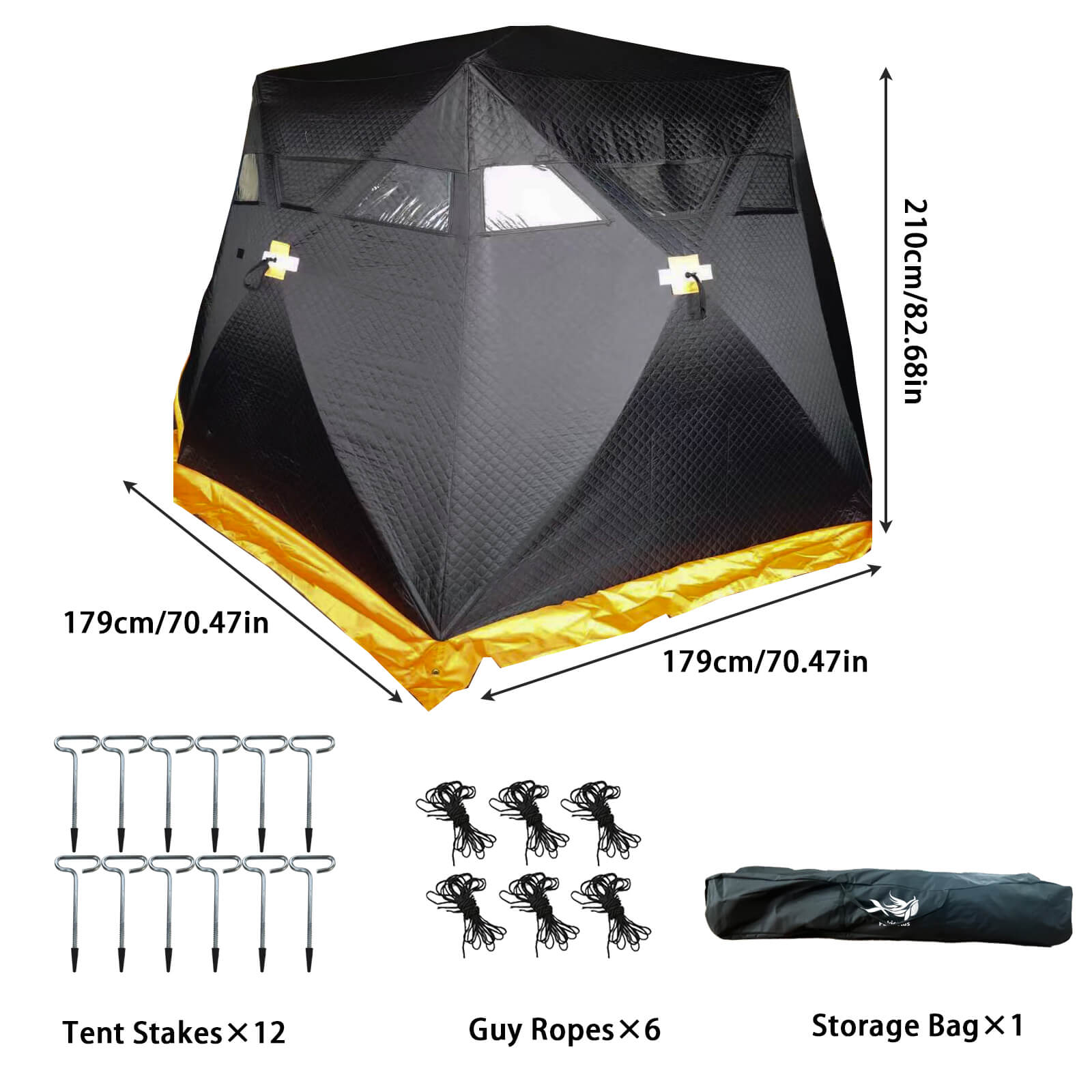 Large size ice tent specs ice fishing tent large size dimensions capacity insulated winter