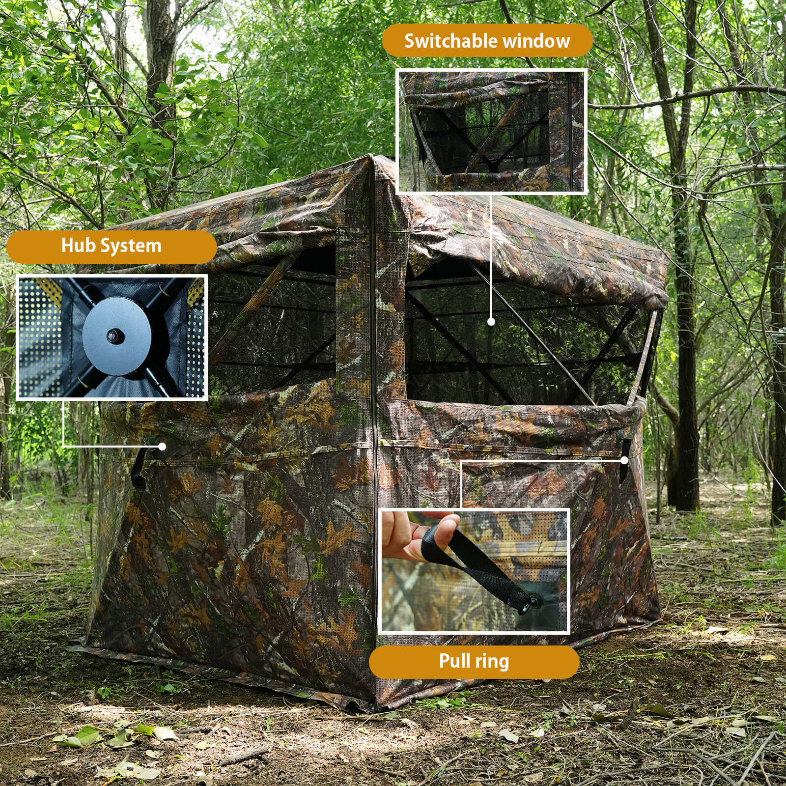 Breathable hunting tent fabric hunting tent breathable fabric lightweight durable outdoor material