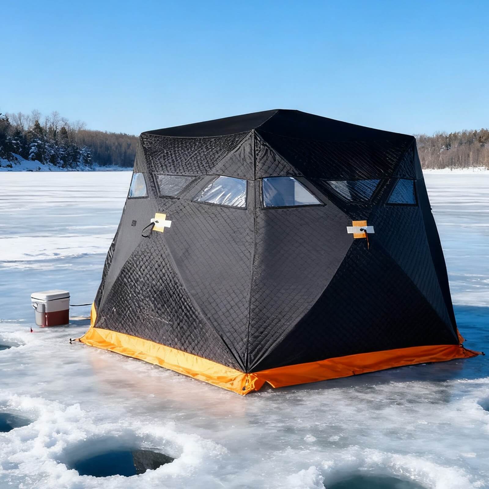 Ice Fishing Tent for 2–3 Person – Portable Pop Up Ice Shelter with Fast Setup