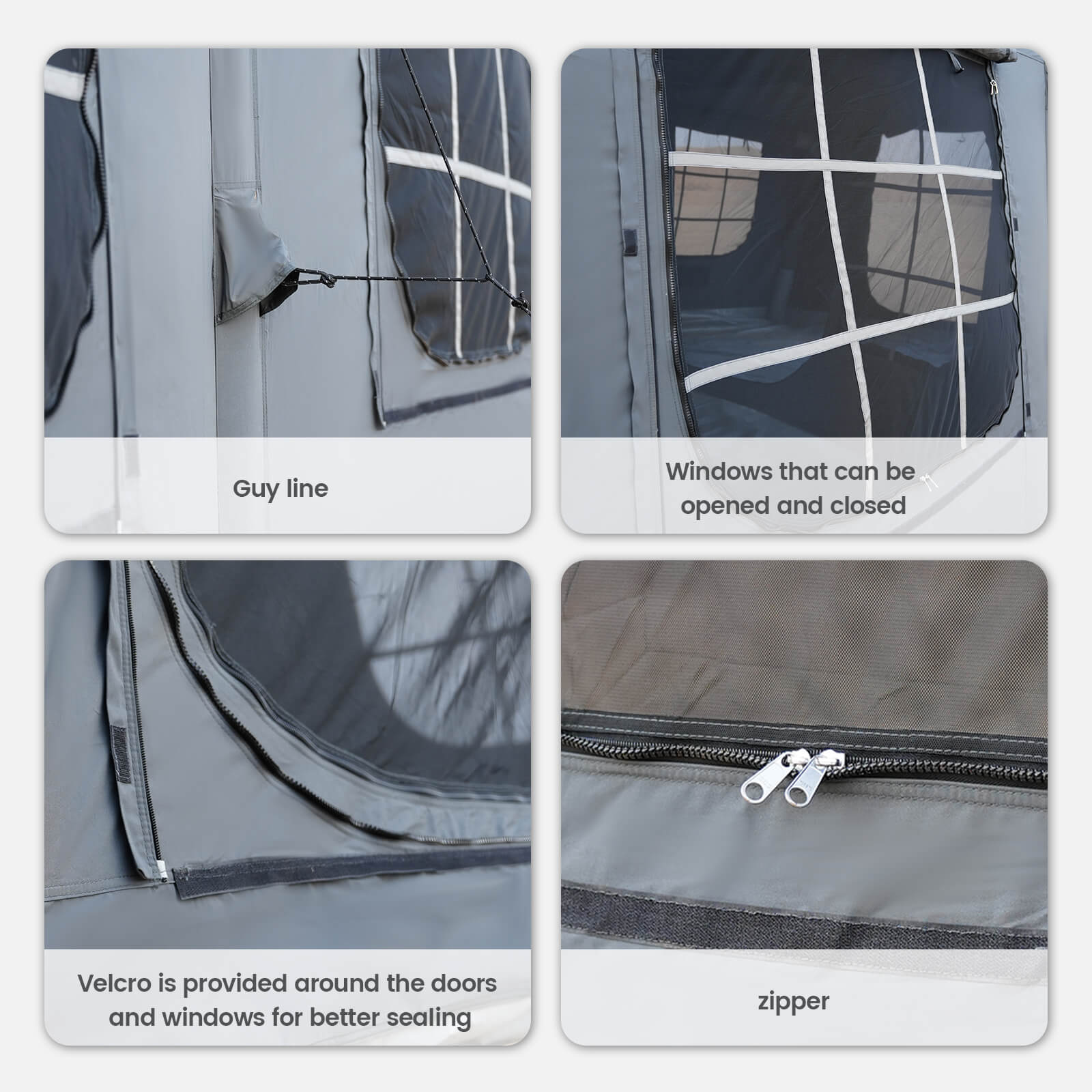 Tent zipper and seam detail inflatable camping tent zipper seam detail durable material stitching