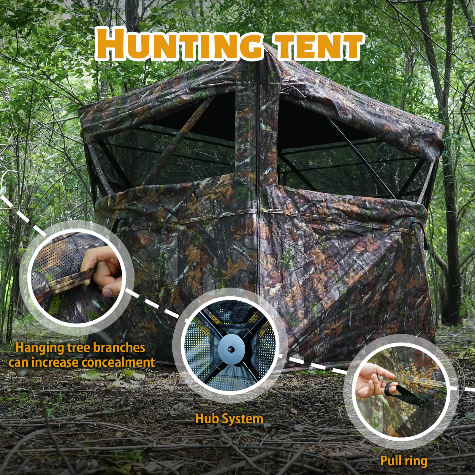 Tent fabric detail hunting tent fabric texture detail durable waterproof material