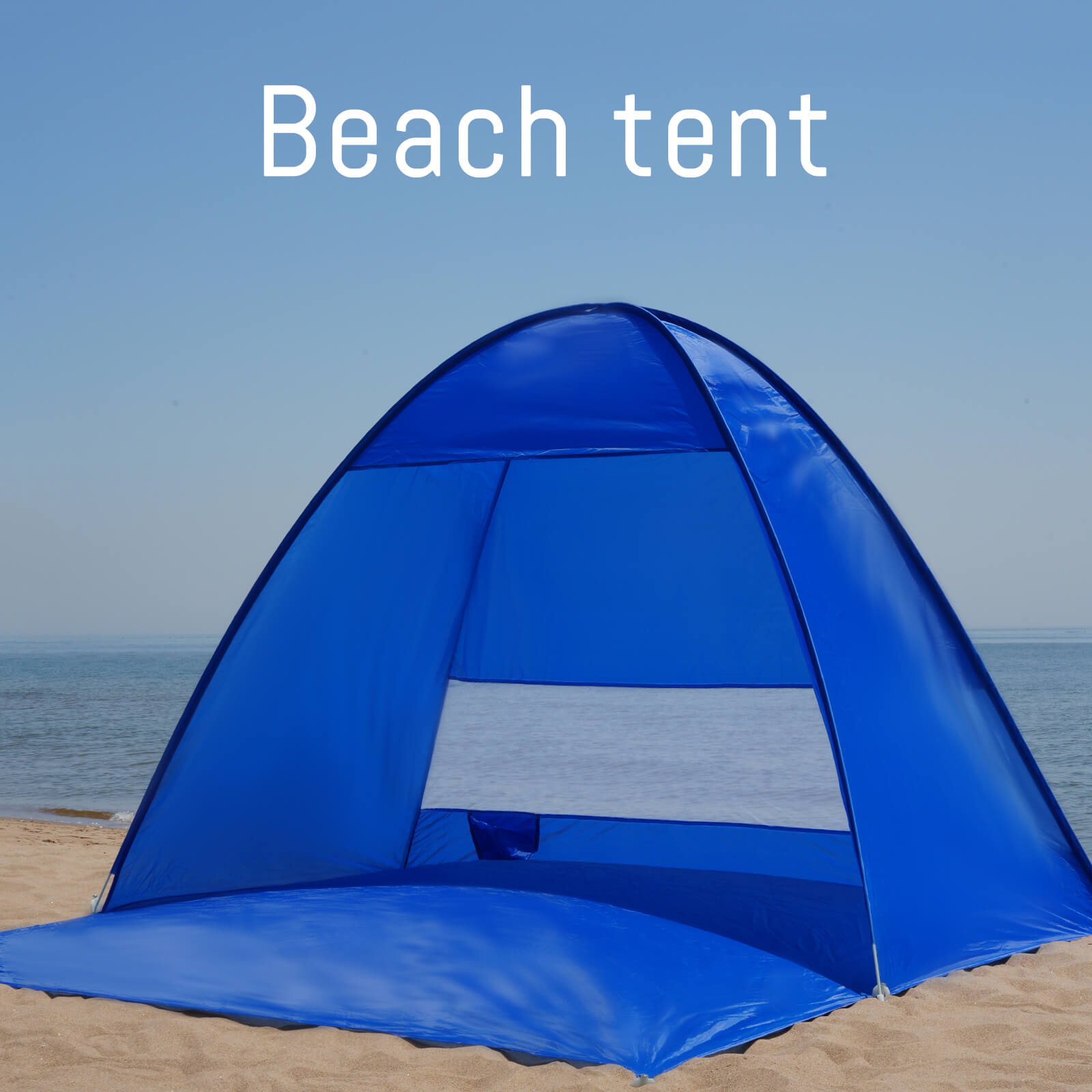 Pop up beach sunshade tent beach tent sunshade pop up portable outdoor UV protection shelter
