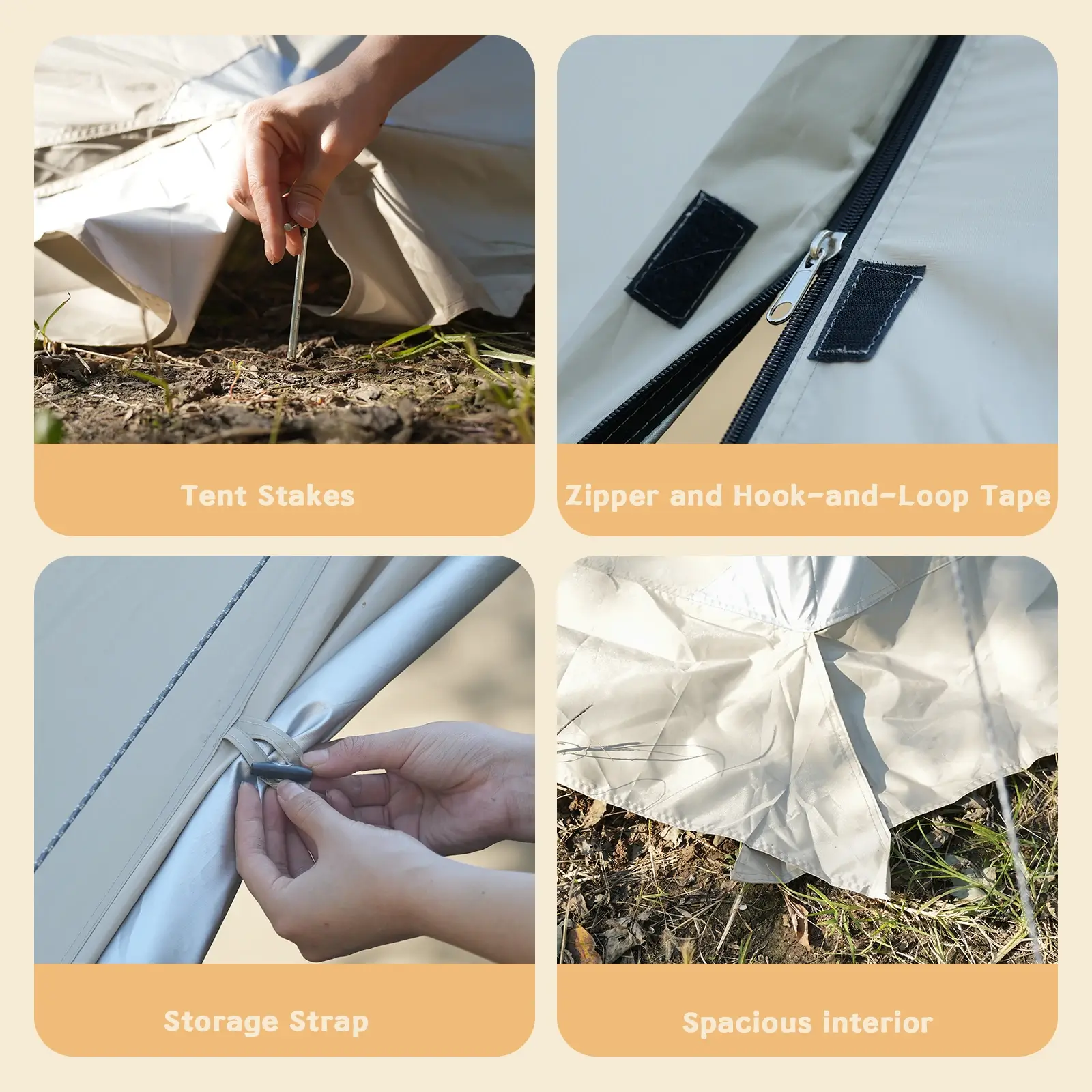Reinforced connector detail hot tent reinforced connector detail durable camping tent structure