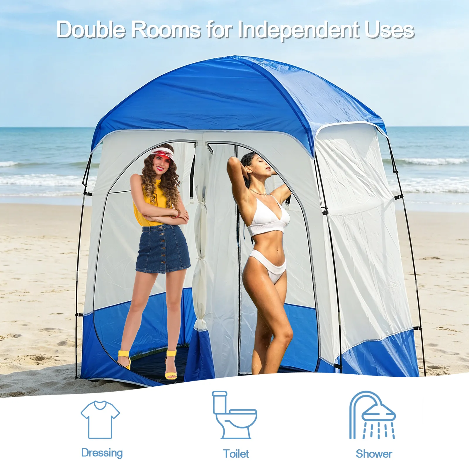 Beach Changing Tent – Portable Privacy Tent for Beach, Swimming & Outdoor Activities