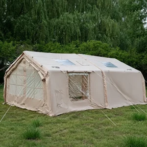 8+8㎡ Luxury Inflatable Tent – Spacious Family Camping Tent with Separate Living & Sleeping Areas